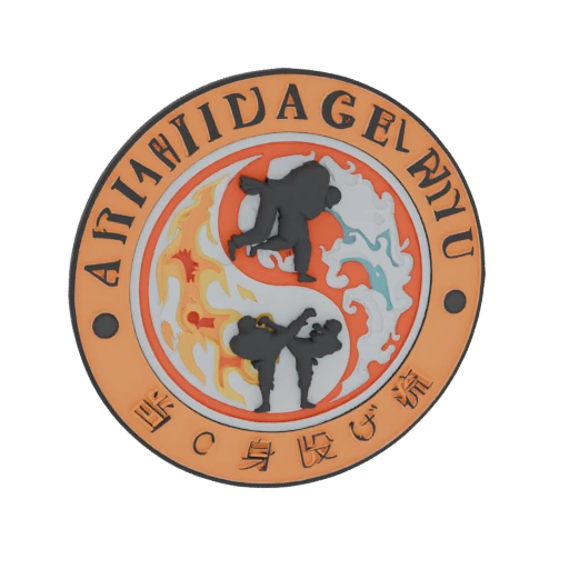 Ariadne Ryu Martial Arts Emblem 3D Model