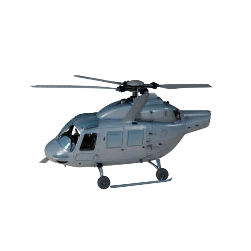 Helicopter 3D Model for Blender & Games - Realistic PBR