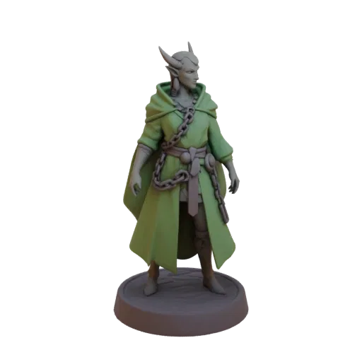 Dark Fantasy Druid Miniature STL