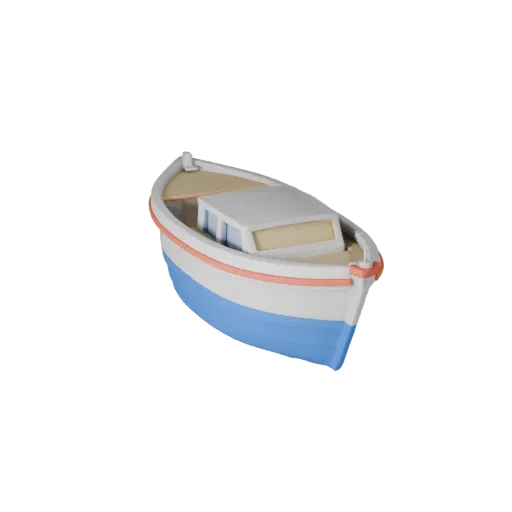 Printable Boat STL 3D Model for Collectibles & Display