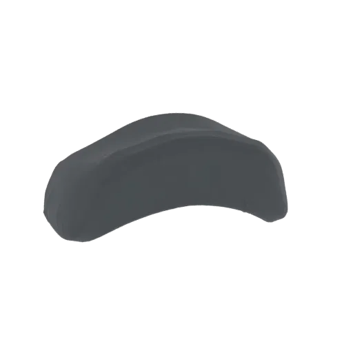 Modelo 3D de funda de coche gris oscuro sobre un vehículo no visible, mostrando pliegues realistas de tela.