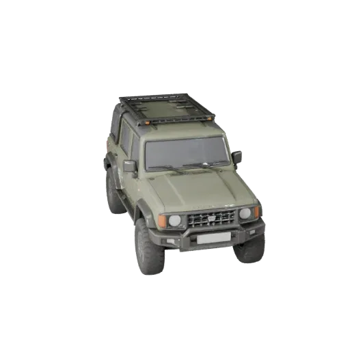 Off Road Suv 3D Model for Unity - Low Poly Game Asset