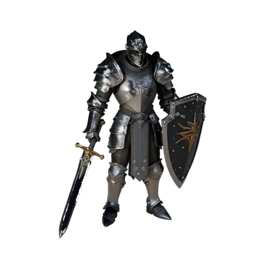 Realistic Assault Paladin Character Model - Rigged