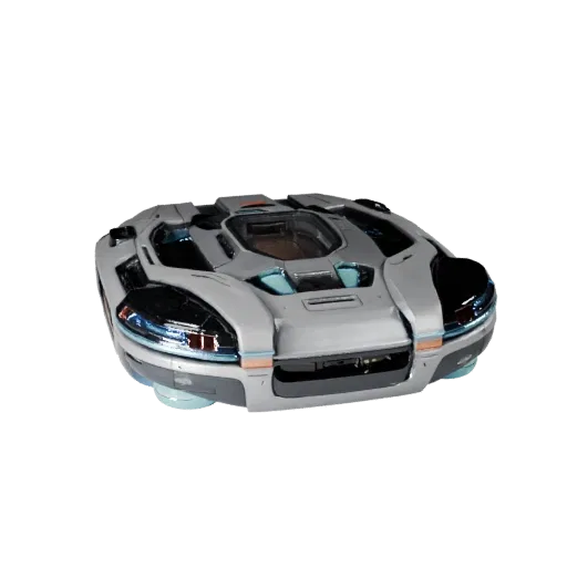 Hover Bus 3D Model for Unreal Engine - Game Ready Asset