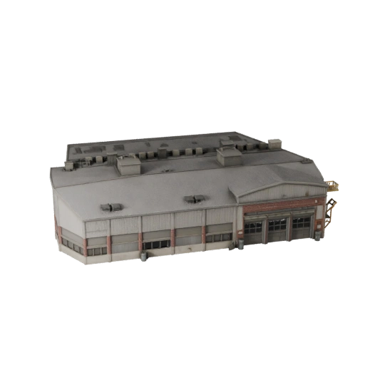 Modello 3D Mulino in Acciaio High Poly per Archviz per Architettura