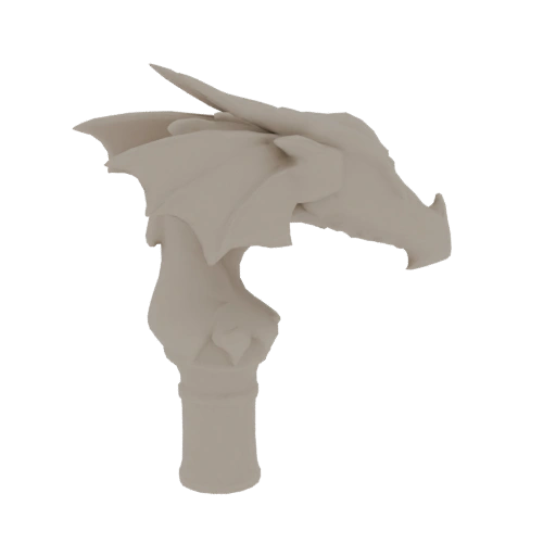 Dragon Head Sculpture