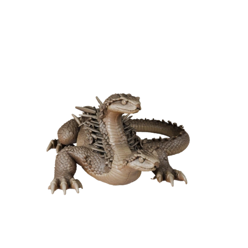 Modèle 3D de Serpent à Sonnettes Haute Poly - Actif STL Détaillé pour Impression