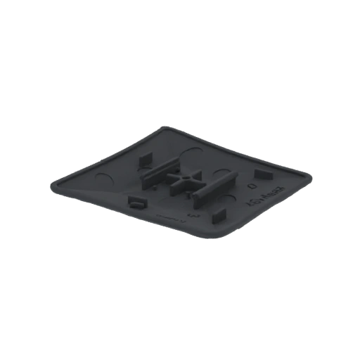 Square Button Cap with Mounting Posts