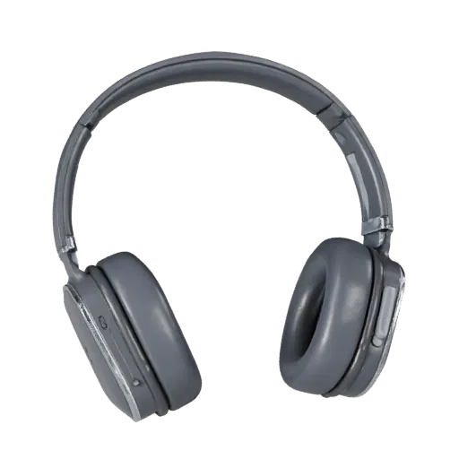 Wireless Earbuds Product Viz 3D model, three-quarter studio product render, showing soft ear pads, wearable scale.