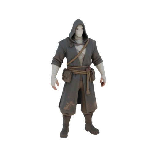 Mysterious Hooded Wanderer