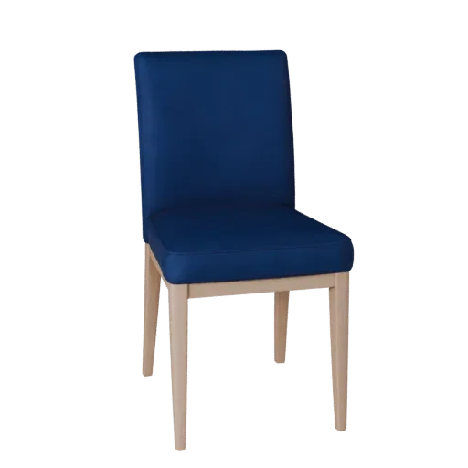 Velvet Accent Chair 3D model, home interior, three-quarter front view, Unreal Engine viewport, wood detail.