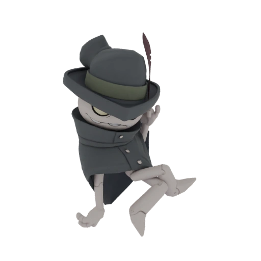 Detective Character 3D Model
