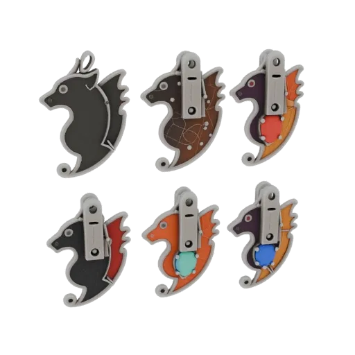 Animal Motif Brooch print ready 3D model, front view studio render, showing brooch form, surface, and scale cues.