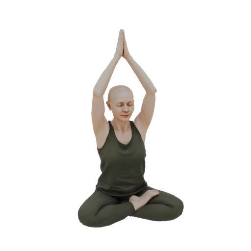 Woman Meditating in Lotus Pose