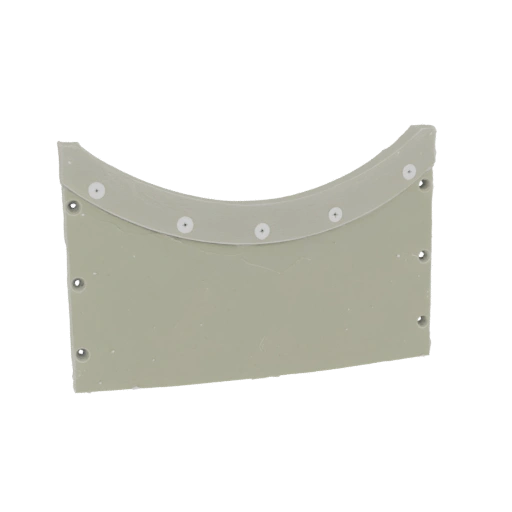 Curved Mounting Bracket with Rivets
