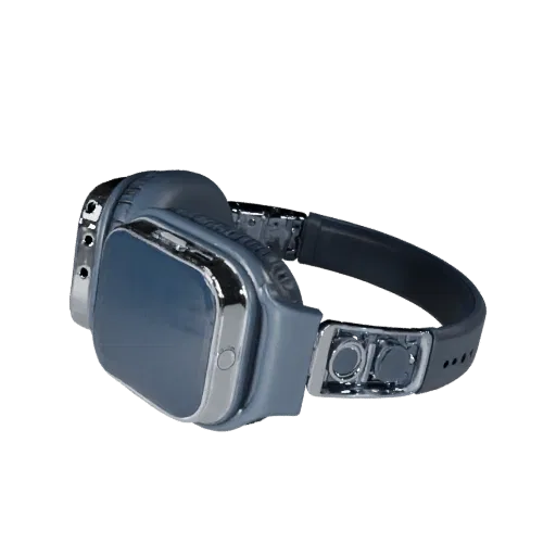 Wireless Headphones High Poly 3D model, close-up studio render, showing soft ear pads, wearable scale.
