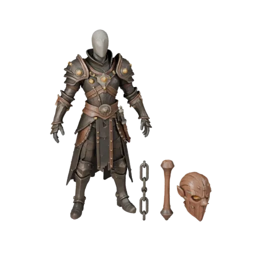 Fantasy Arcane Warrior Character Model - Rigged