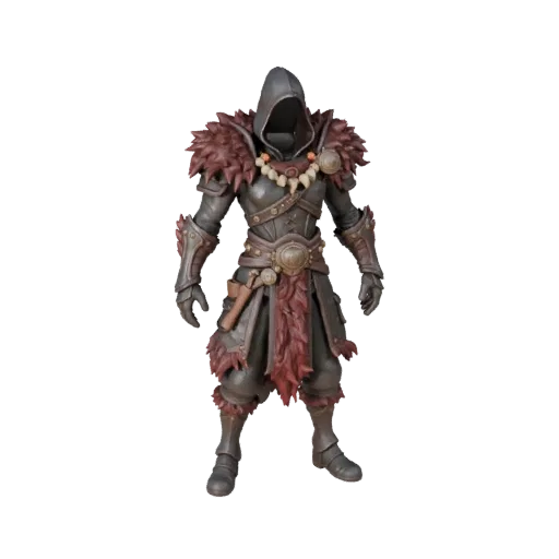 Fantasy Arcane Assassin Character Model - Rigged