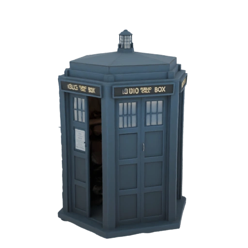 TARDIS Police Box 3D Model