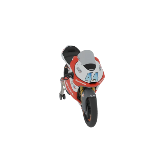 Mahindra MGP30 Racing Motorcycle with Number 44