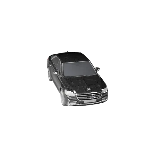 High Poly Luxury Sedan 3D Model for Studio Renders