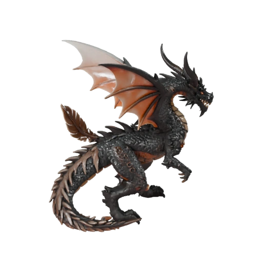 Knochendrache 3D-Modell für Unity - Spielfertiges Asset, FBX | PBR
