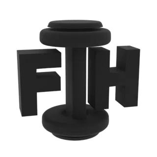 A 3D render of a black FTH logo with a multi-tiered pedestal, presented on a white background.