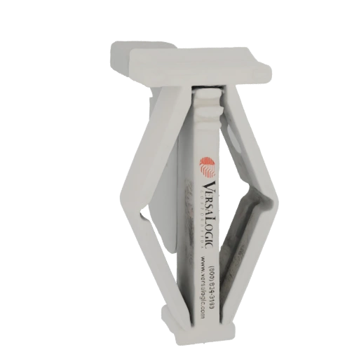 White Plastic Clip with VersaLogic Component