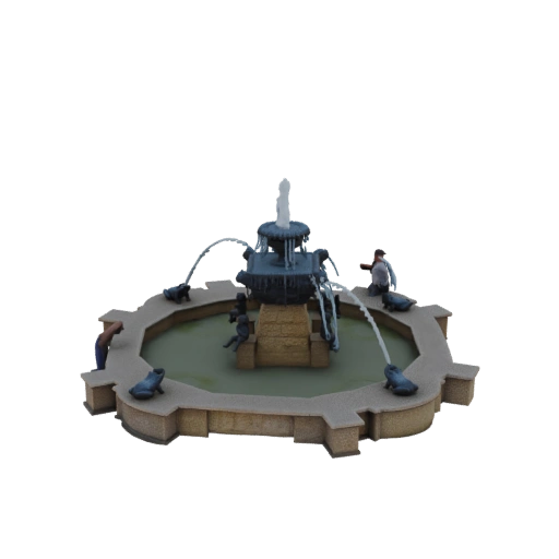 Frog Fountain Miniature