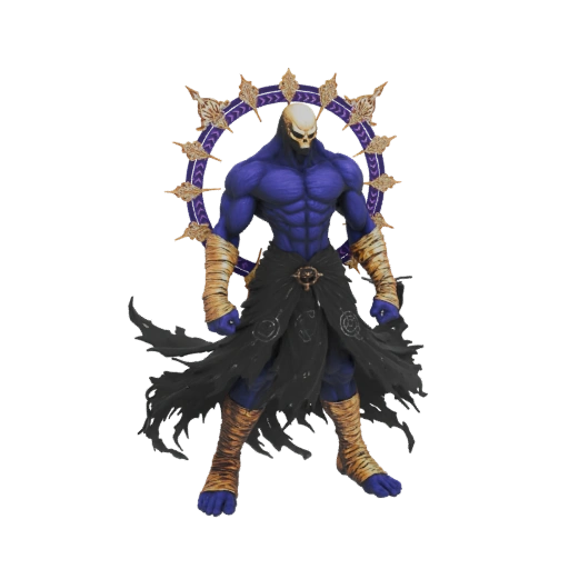 Blue Demon with Halo 3D Model