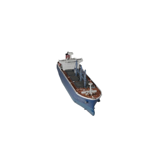 3D модель грузового судна для Blender и игр - Реалистичный PBR