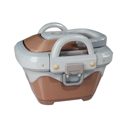 Minimal Plant Pot Stylized 3D model, stylized isometric render, showing ceramic, recognizable everyday shapes.