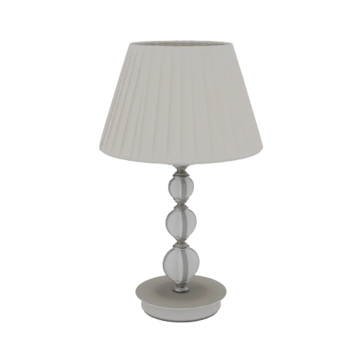 Elegant Pleated Table Lamp 3D Model