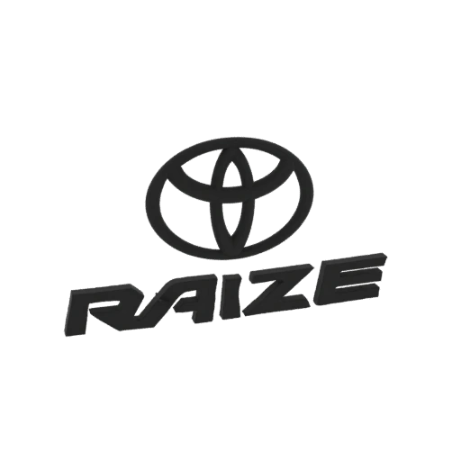 Toyota Raize Emblem 3D Model