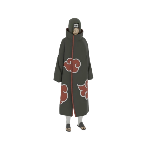 Akatsuki Cloak 3D Model
