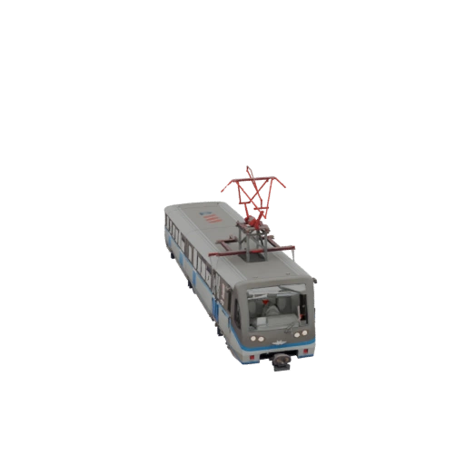 Moscow Metro Train 3D Model