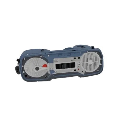 3D model of Toyota Celica ST200 1996 headlight housing, top view, with internal elements