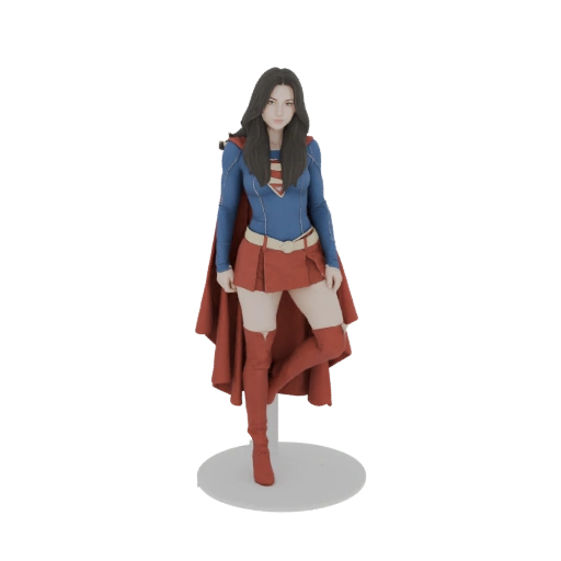 Supergirl 3D Model