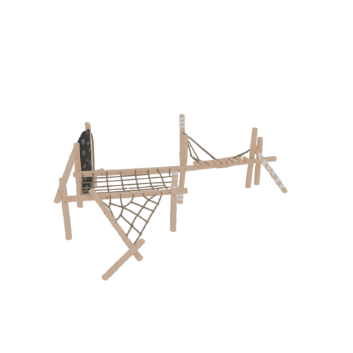 Wooden Playground Adventure Structure