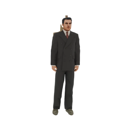 1950s Businessman 3D Model
