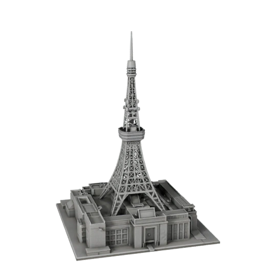 Torre de Tokio Imprimible STL Modelo 3D - Activo de Escala Imprimible