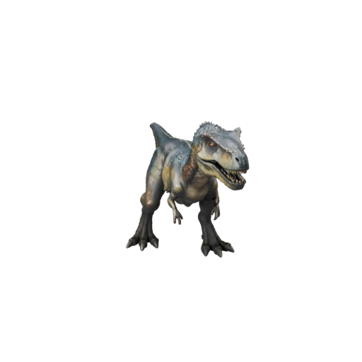 Cartoon Velociraptor 3D Modell - Stilisierte Ressource für Animation