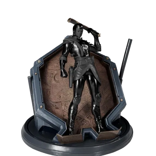 Abstract Objective Marker high poly 3D model preview showing scale, studio close-up view and surface detail