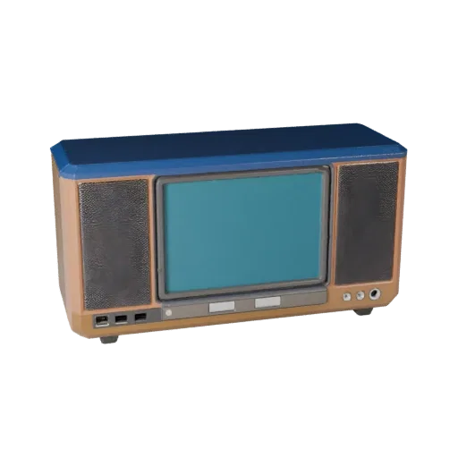 Smart Style Speaker Low Poly 3D model, home interior, game viewport three-quarter view, plastic detail.