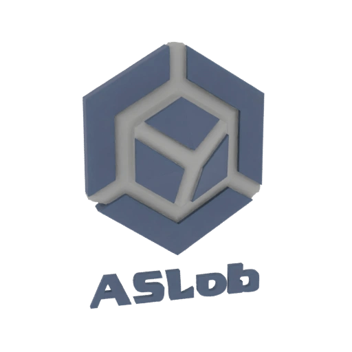 ASLOB Logo 3D Model