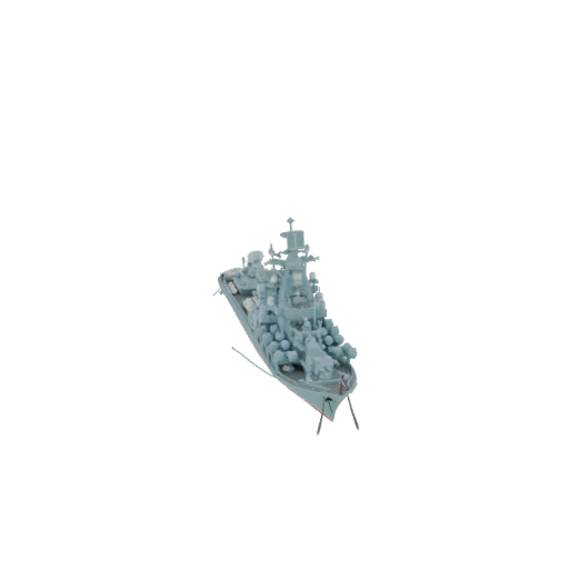 Soviet Kirov-class Battlecruiser 3D Model