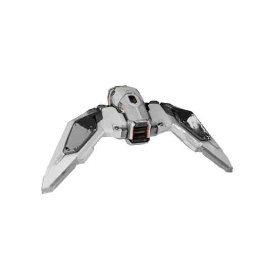 Spoilerflügel 3D-Modell für Unity - Low Poly Game Asset
