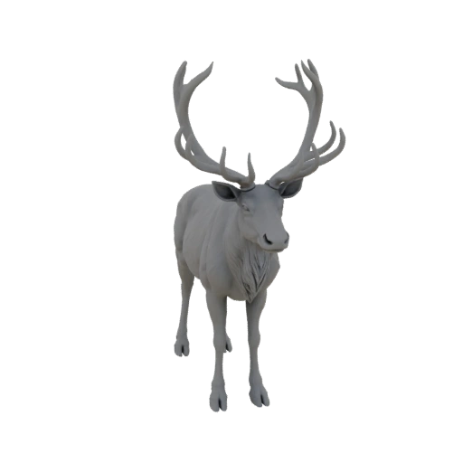 Majestic Reindeer 3D Model