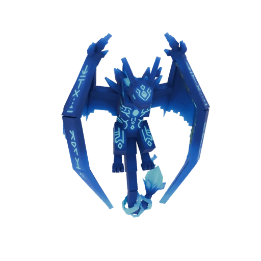 Blue Crystal Dragon