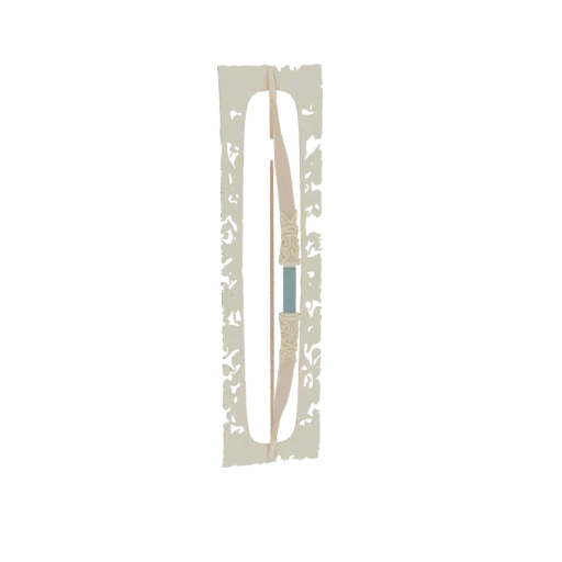3D model of an ornate ancient scroll holder with carved stone frame and a central blue gemstone accent, holding a partially u